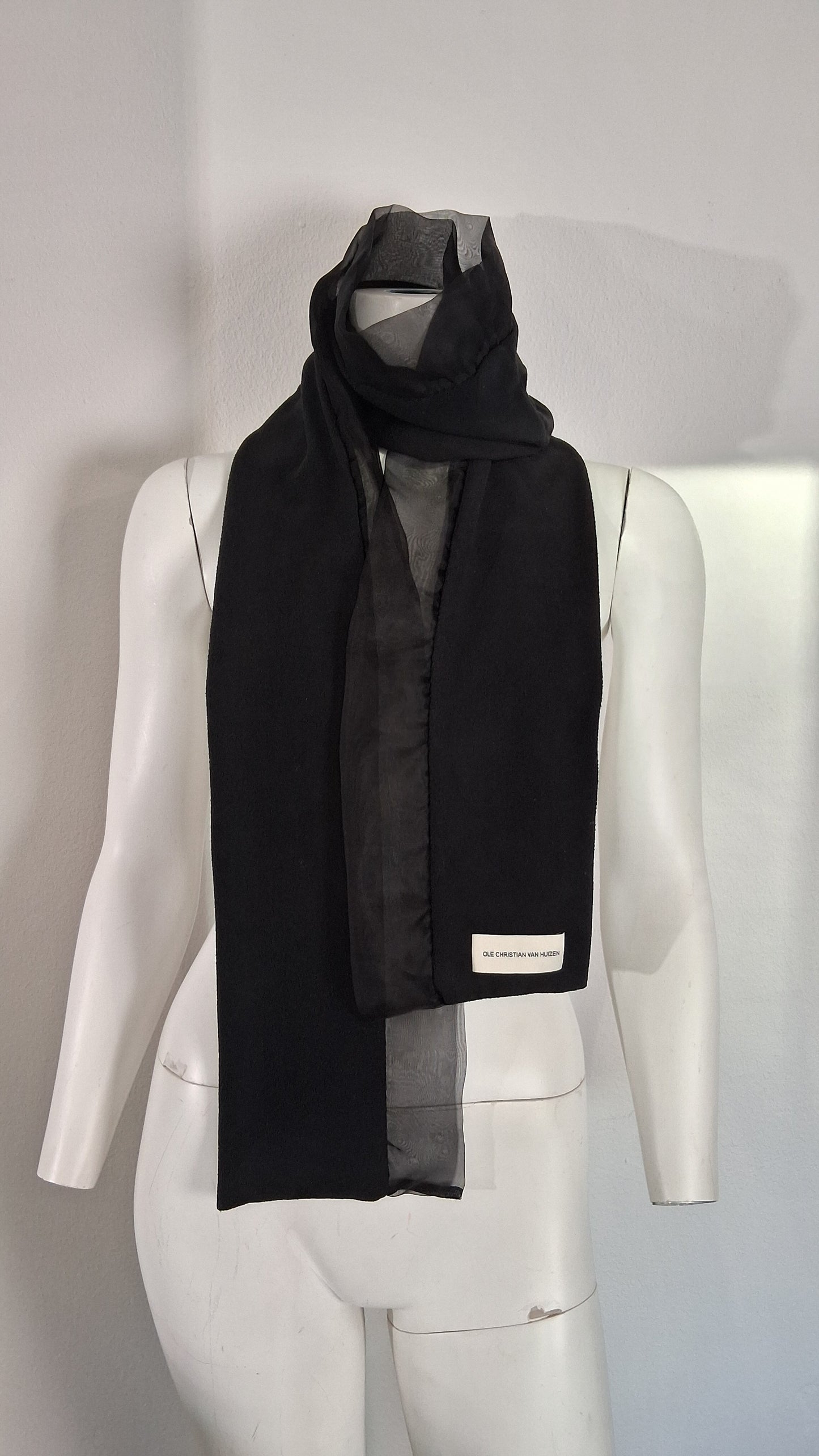 Fleece & silk scarf GODDESS