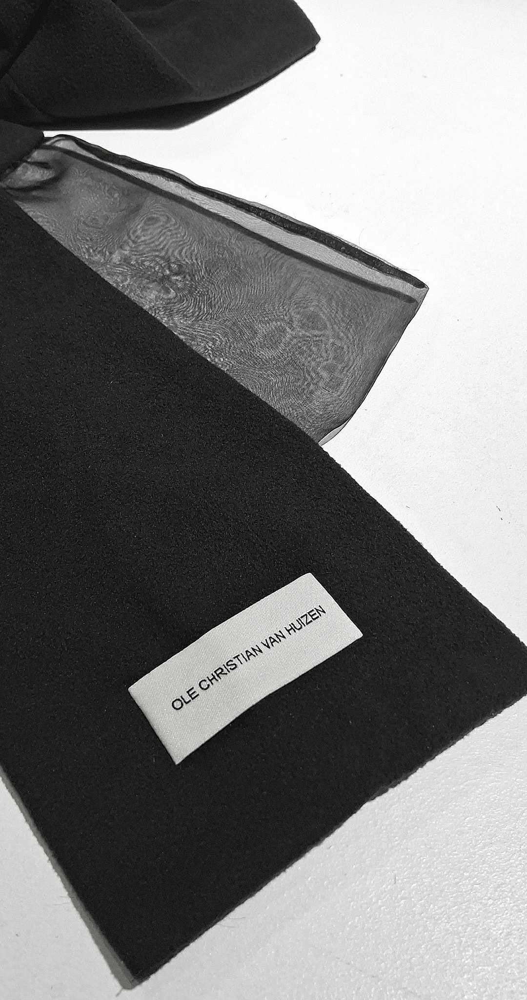 Fleece & silk scarf ECLIPSE