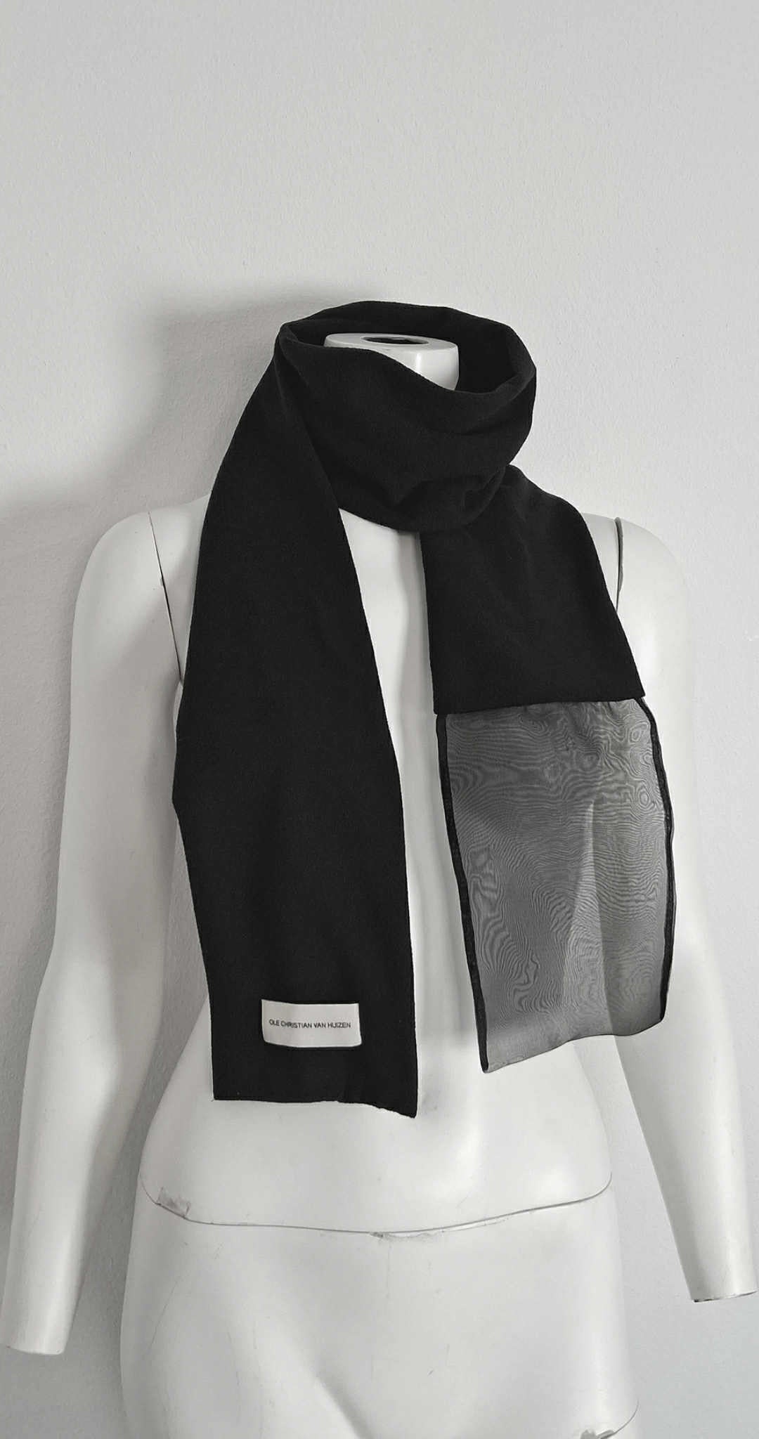 Fleece & silk scarf ECLIPSE